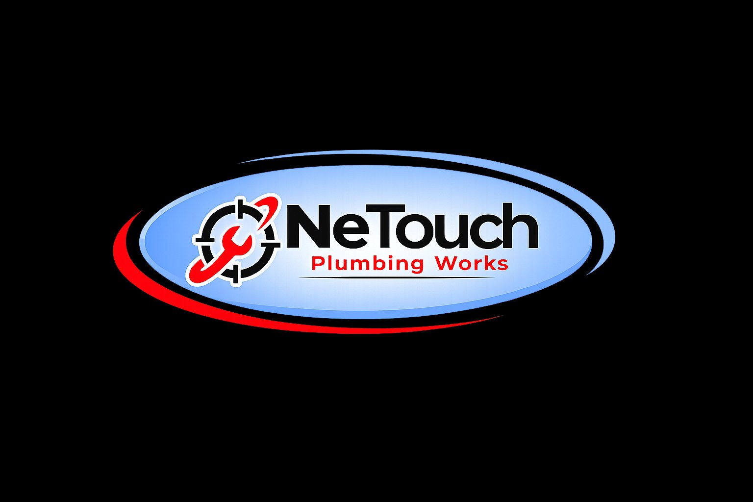 ONE TOUCH Plumbing Works Logo