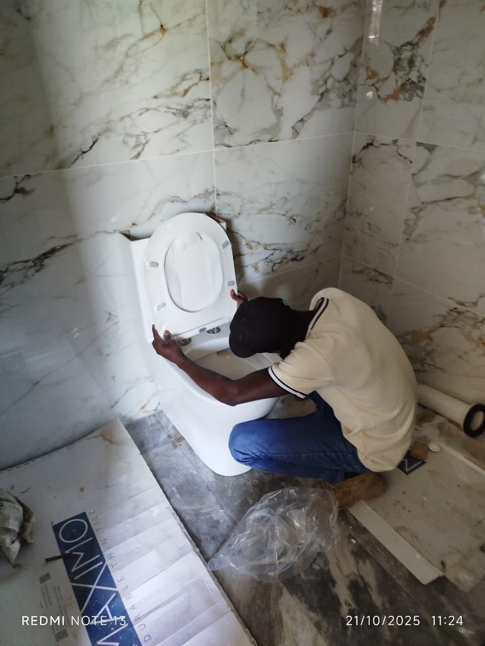 External pipe run wall plumbing Kenya