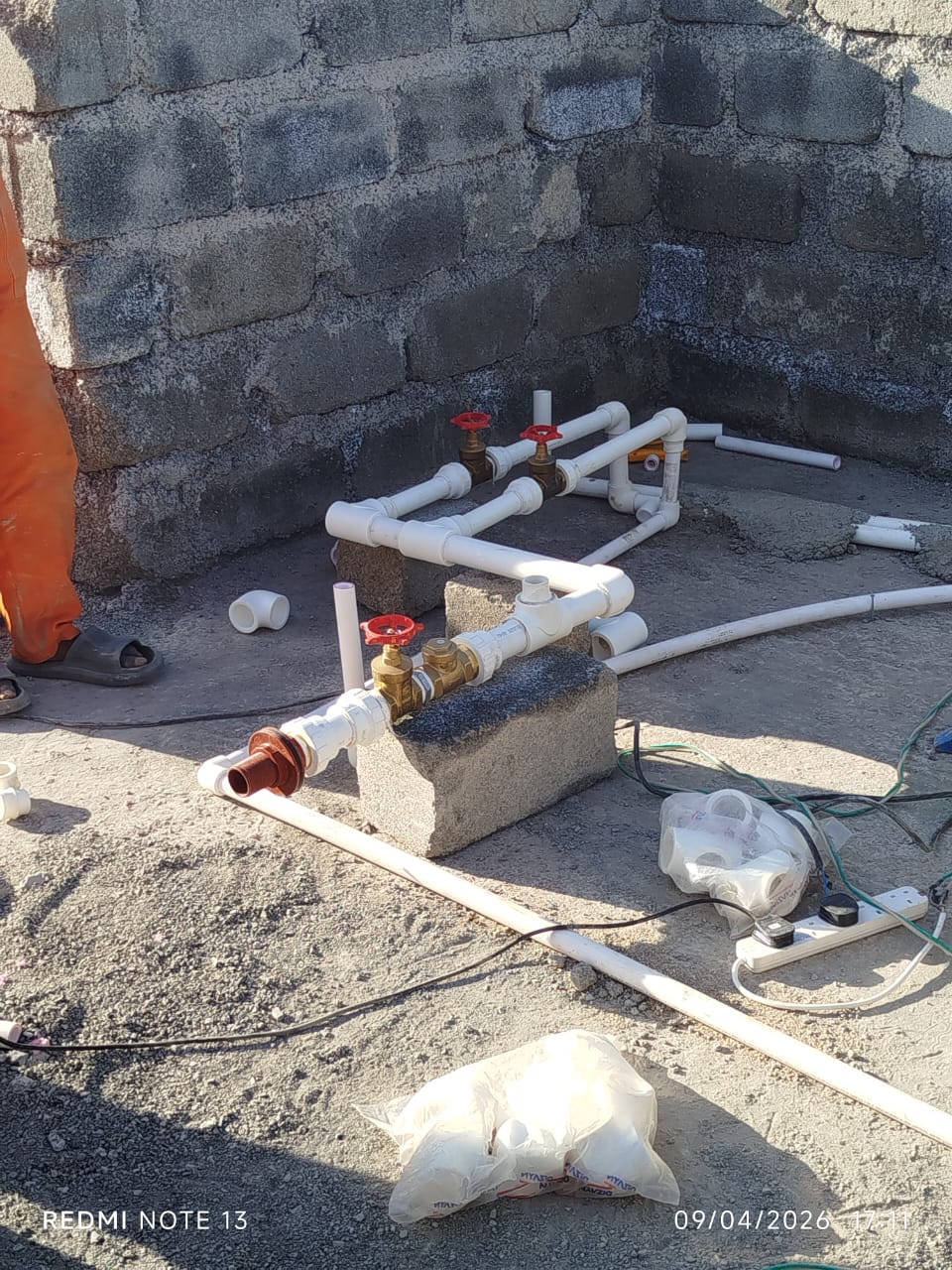 Site ground works plumbing Kitengela Kenya