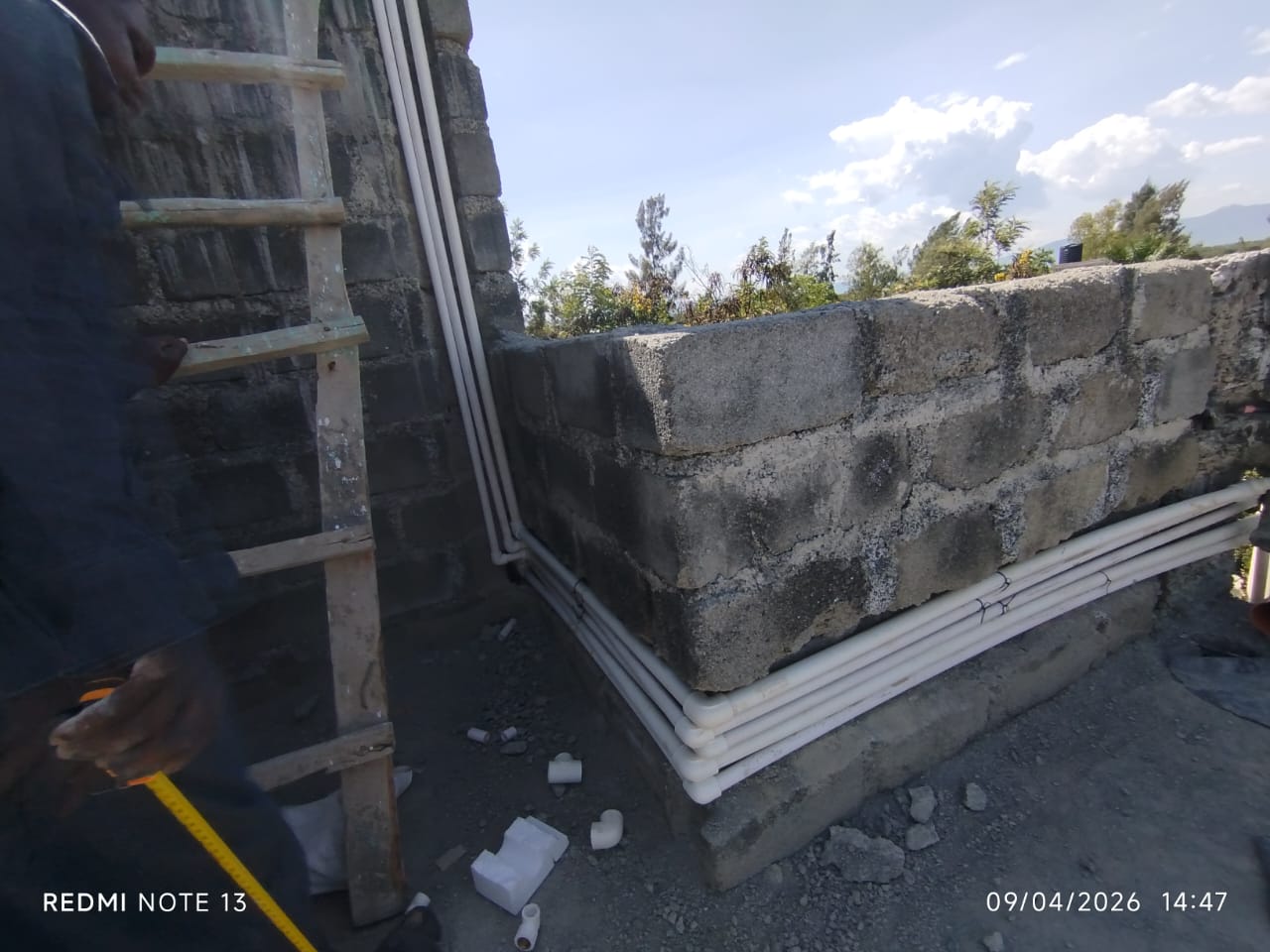 ONE TOUCH plumber installing toilet in Nairobi bathroom